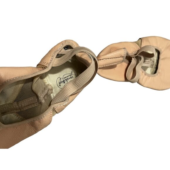 Revolution Dancewear Leather Split Sole Ballet Slippers Sz 10.0 A  M Womens Ligh - Picture 4 of 5